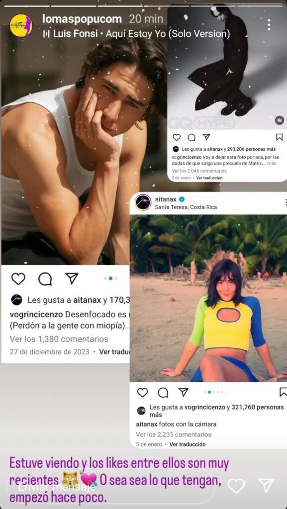 Enzo Vogrincic y Aitana, juntos en París