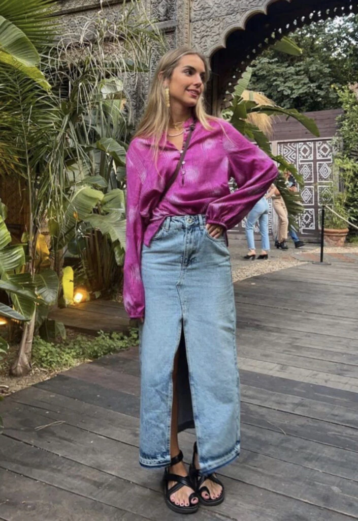 Estos son los mejores looks con polleras. Foto: Pinterest. 