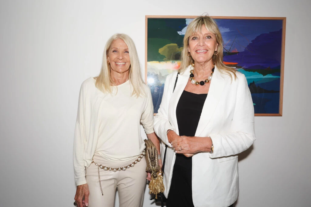 Evelyn Scheidl y Marcela Gotlib en el preview de la décima edición de ESTE ARTE