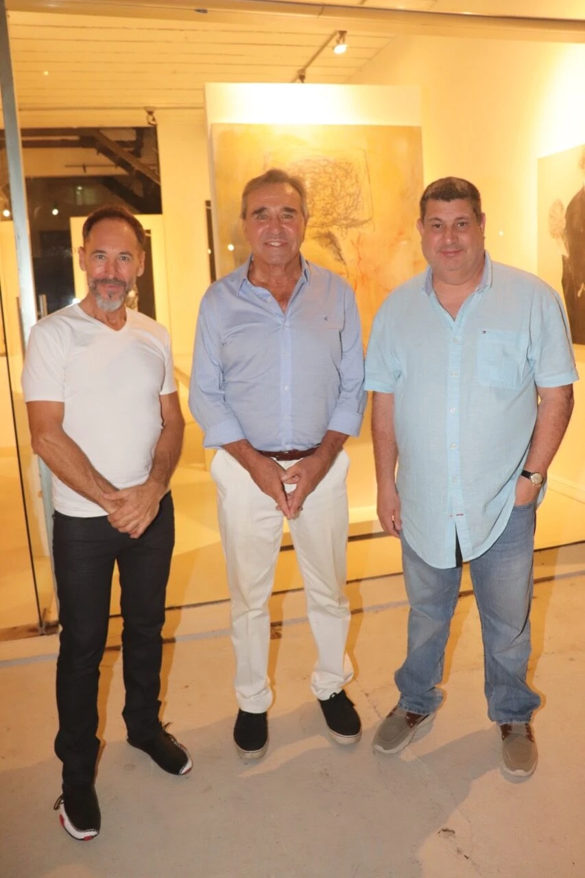 Fabio Fossati y Juan Gabriel Altavista junto a Cocho López