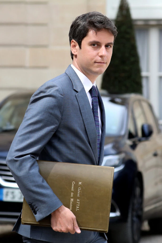 Gabriel Attal, el primer ministro más joven de la historia de Francia. Foto: Fotonoticias. 