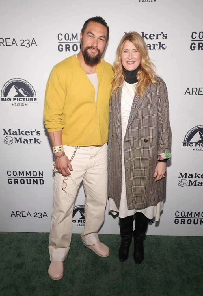 Jason Momoa and Laura Dern