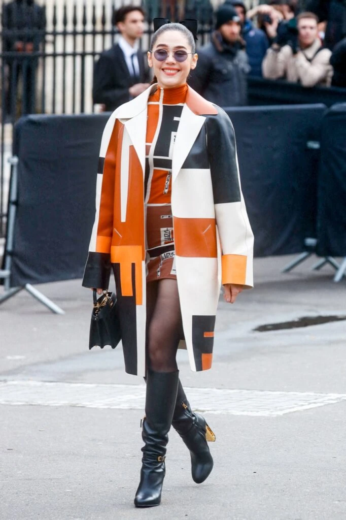 street style desfile de Fendi