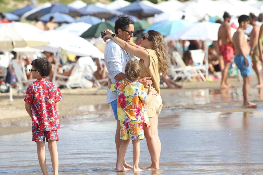 Germán Paoloski y familia en Punta del Este