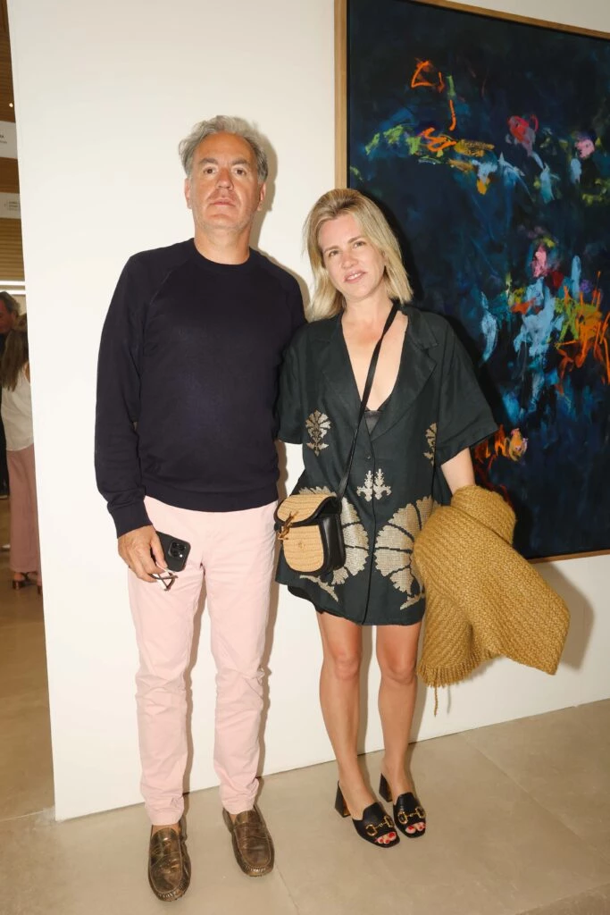 Hernán Zavaleta y Dominica Munro en el preview de la décima edición de ESTE ARTE