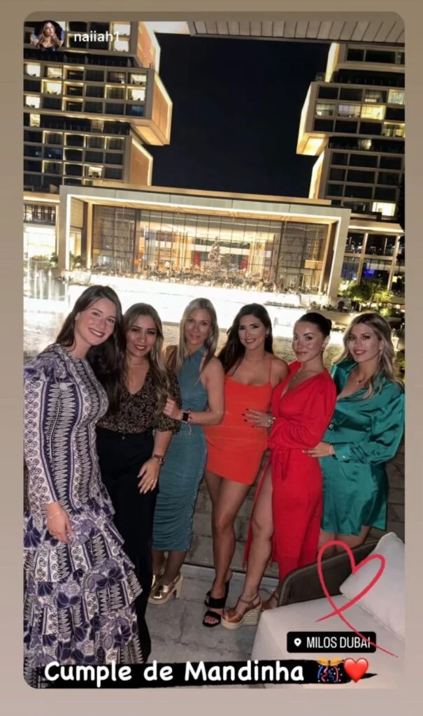 Las fotos del cumpleaños de Mandinha Martínez, la esposa del Dibu Martínez