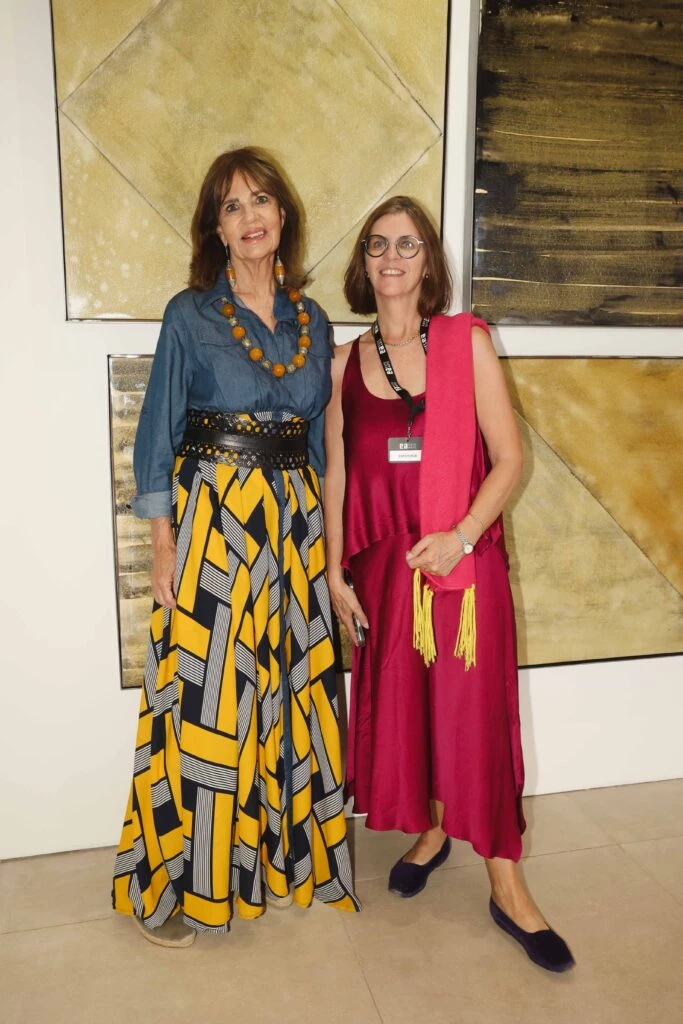 Isabel Aninat y Flo Bedel en el preview de la décima edición de ESTE ARTE