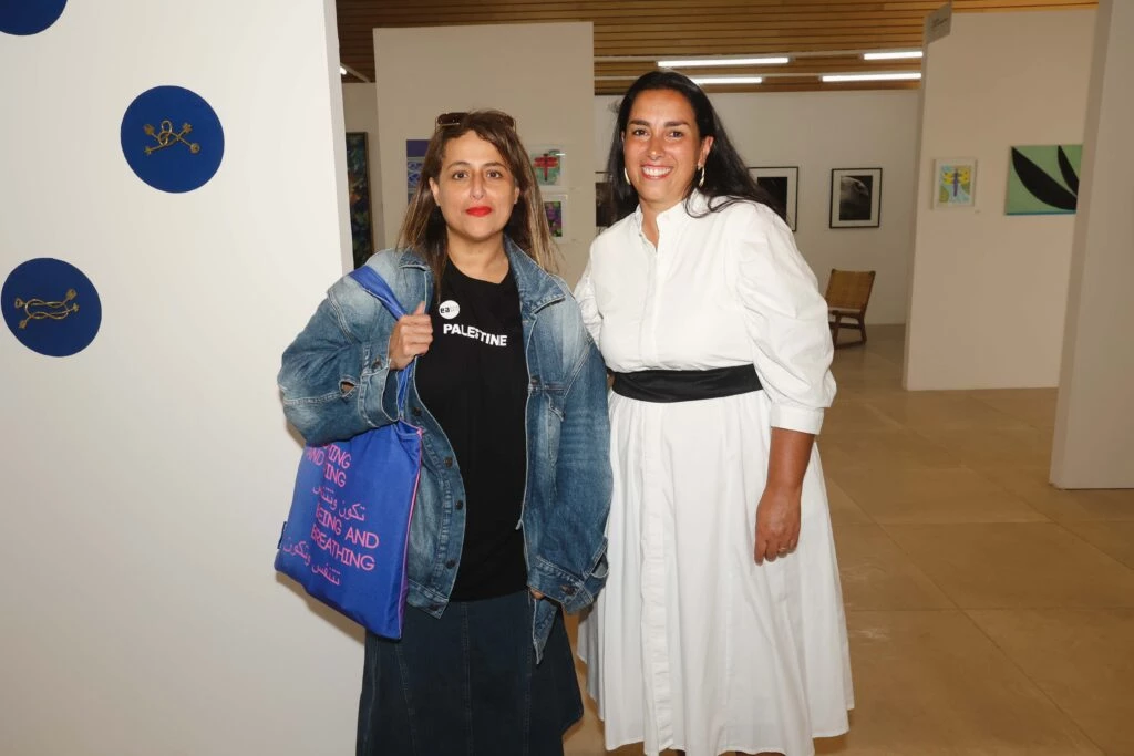 La curadora Hoor Al Qasimi y Laura Bardier en el preview de la décima edición de ESTE ARTE