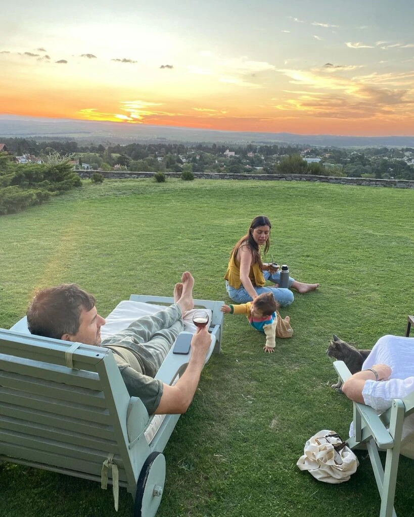 Las fotos de las vacaciones de Calu Rivero, Aíto de la Rúa y su hijo Tao