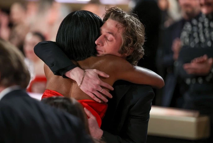 Las fotos más curiosas de los Golden Globes 2024