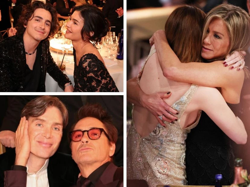 Las fotos más curiosas de los Golden Globes 2024