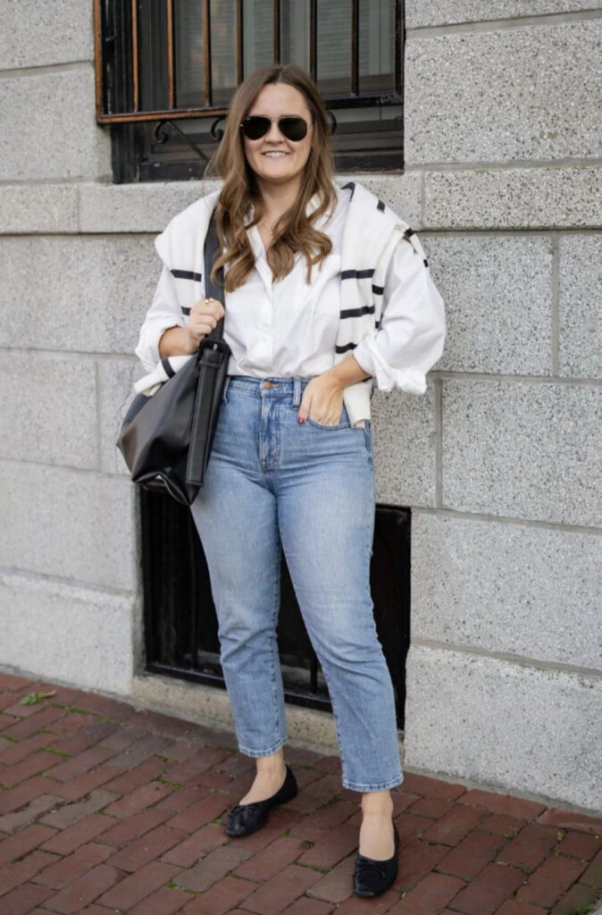 Looks con balerinas para este verano 2024. Pinterest.