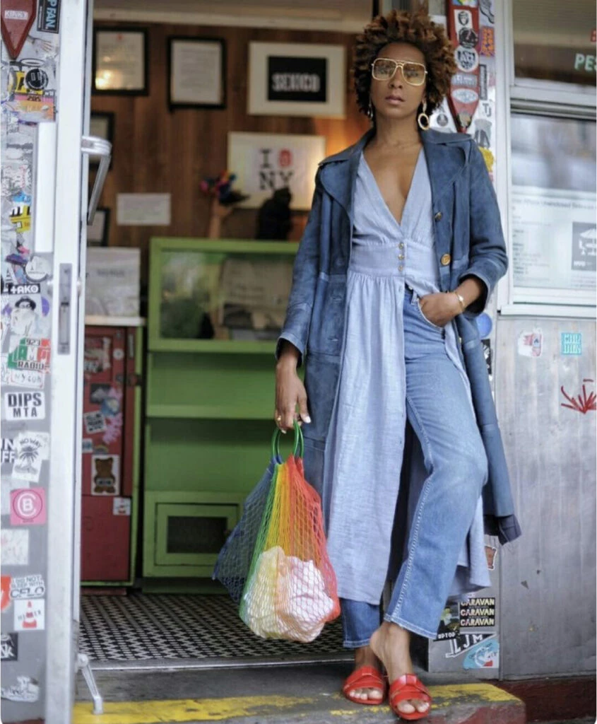 Looks con jean súper trendy para usar esta temporada. Foto: Pinterest. 