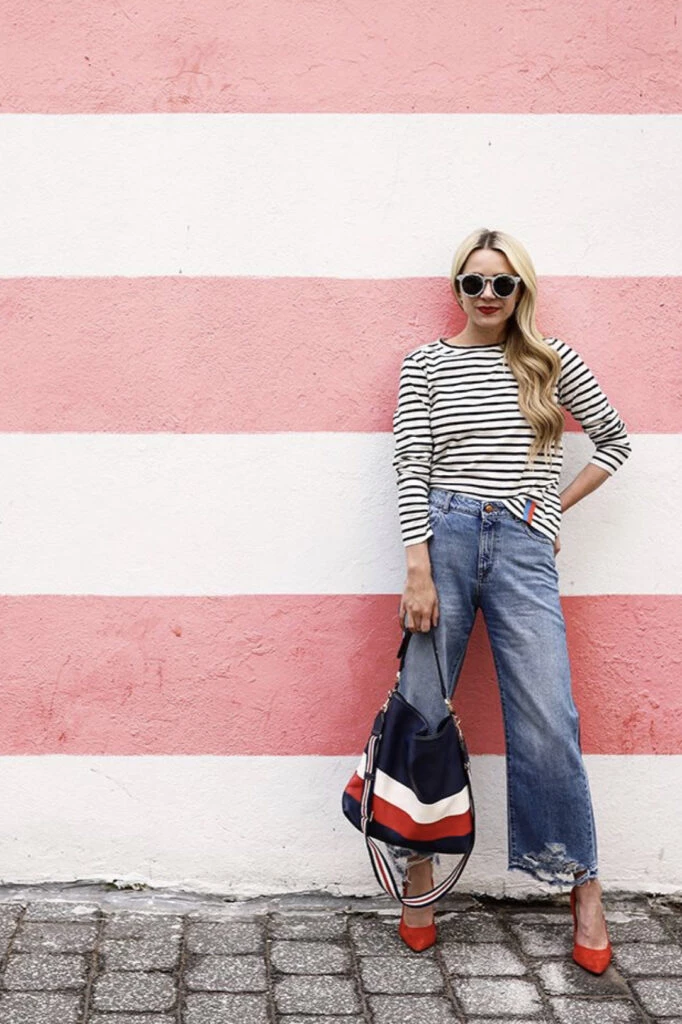 Looks con jean súper trendy para usar esta temporada. Foto: Pinterest. 