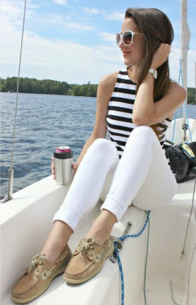 Los zapatos náuticos vuelven a ser tendencia. Foto: Pinterest.