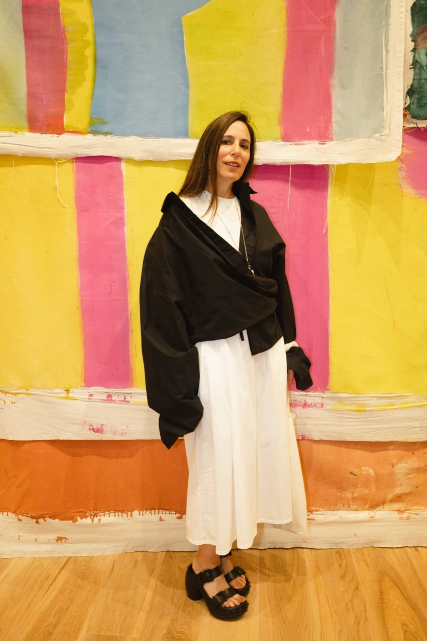 Lucila Sperber en la inauguración de la Fundación Cervieri Monsuárez