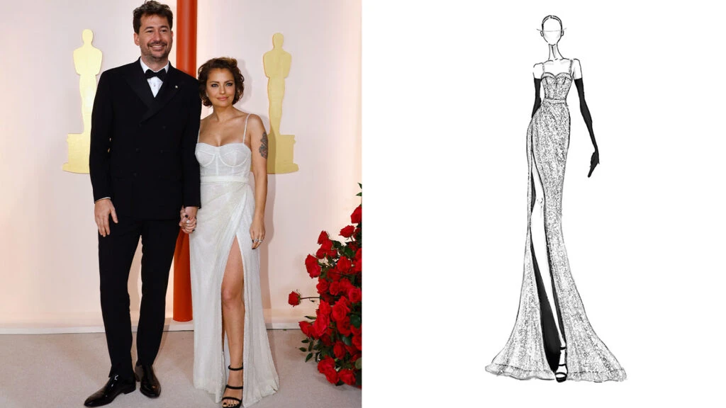 El glamouroso look de Maggie Civantos para la mesa de Mirtha Legrand