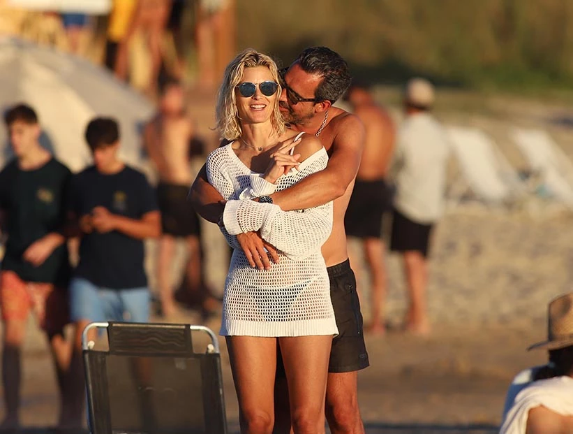 Pía Slapka y Daniel “Dano” Gabrielli en Punta del Este