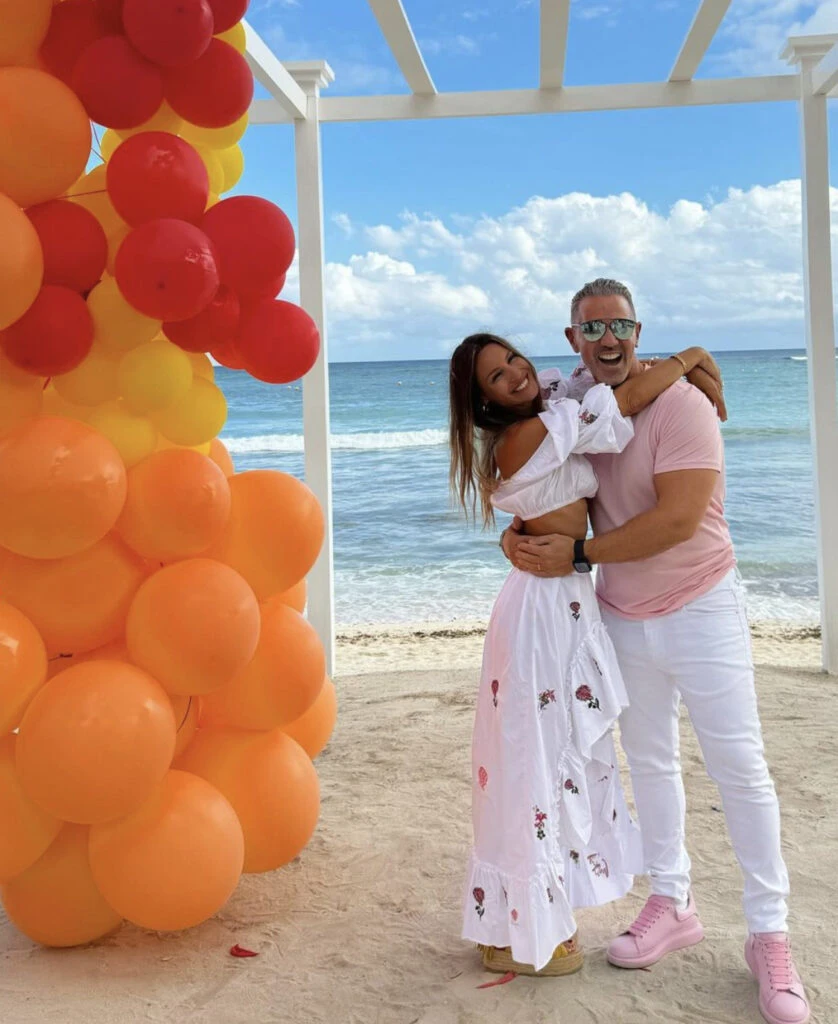 Pampita festejó su cumpleaños en México