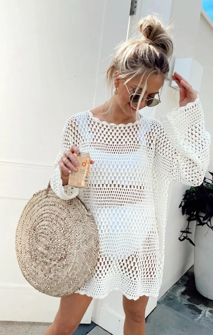 Vestido de crochet