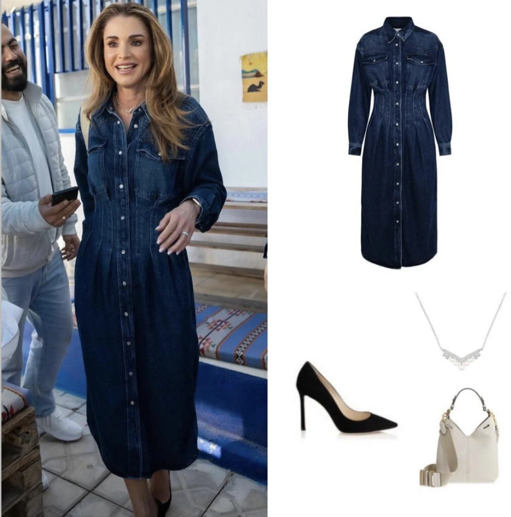 Rania de Jordania apostó por el jean y marcó tendencia. Foto: Instagram. 