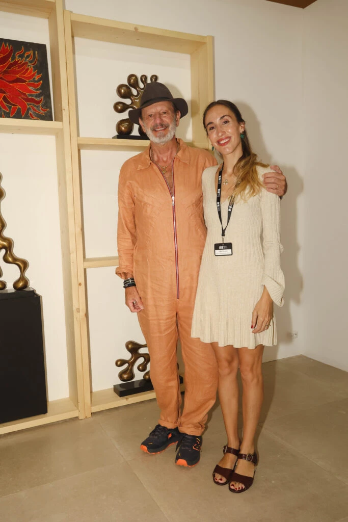 Roberto Vivo con Isabel Tassara en el preview de la décima edición de ESTE ARTE