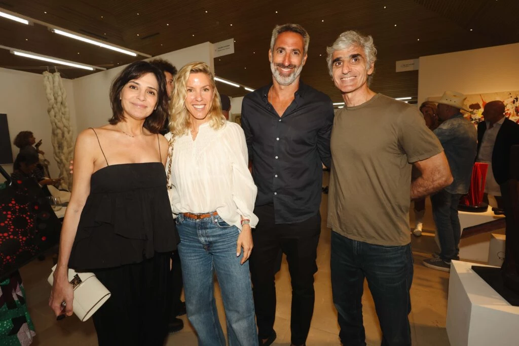 Sandra Hillar, Romina Yankelevich, Mariano Yankelevich, Mariano Hillar en el preview de la décima edición de ESTE ARTE