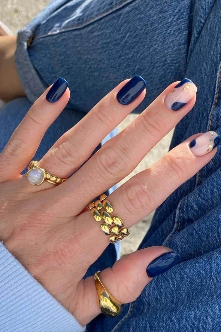 Uñas azul