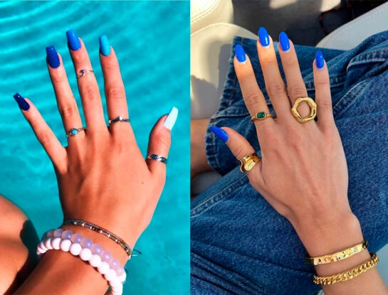 Blue nails, la tendencia en uñas que ya es furor en 2024