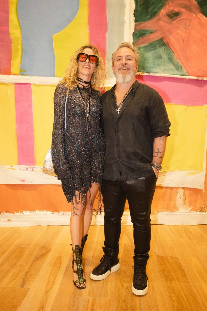 Verde Sáenz Valiente y Julieta Barrionuevo en la inauguración de la Fundación Cervieri Monsuárez