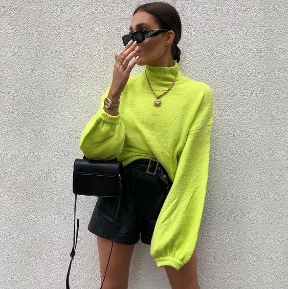 Nicole Neumann marca tendencia en las calles de Madrid con el verde menta, el color furor del 2024