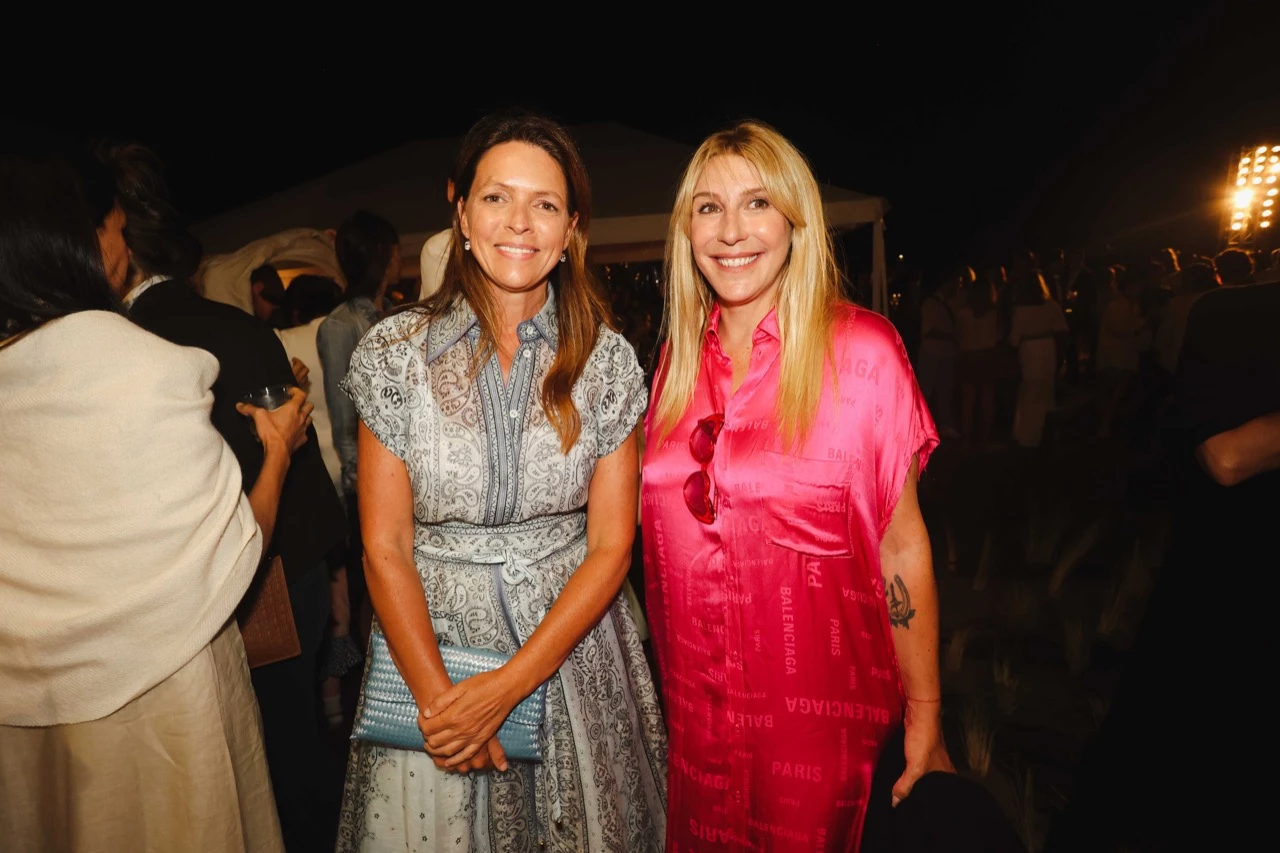 Virginia Cervieri y Amalia Amoedo en la inauguración de la Fundación Cervieri Monsuárez