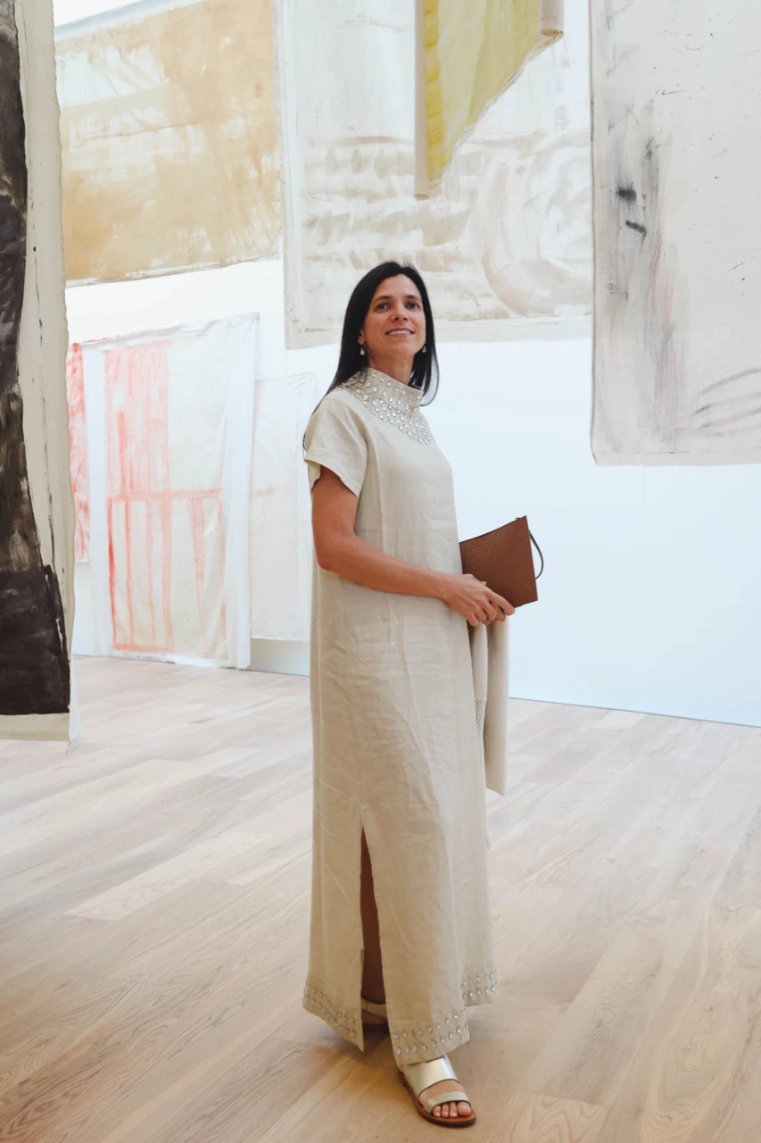 Viviana Cervieri en la inauguración de la Fundación Cervieri Monsuárez