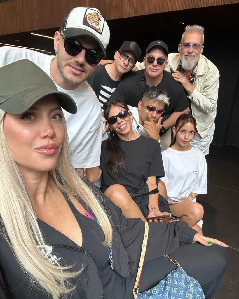 Wanda Nara cambió de look y volvió a su primer amor