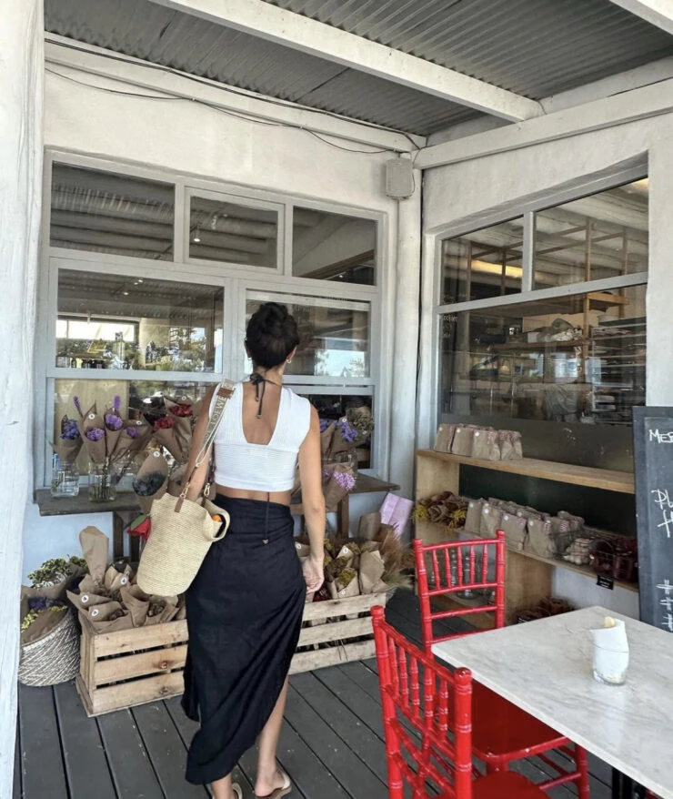 Zaira Nara y un look muy original. Foto: Instagram. 