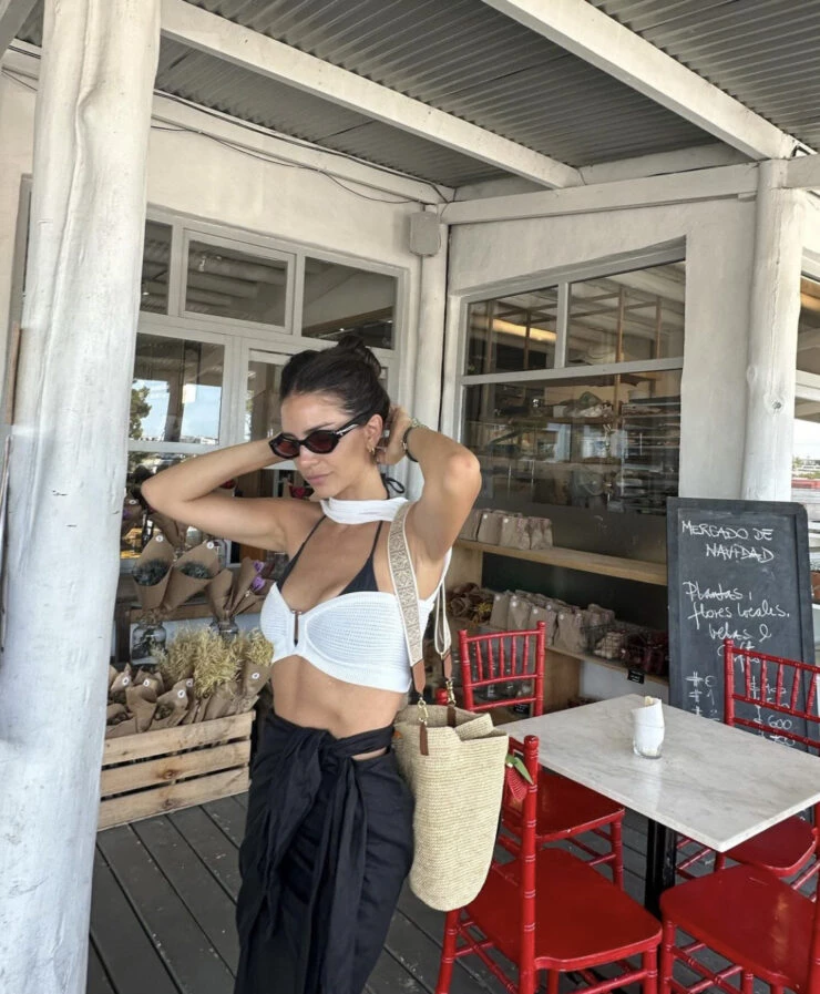 Zaira Nara y un look muy original. Foto: Instagram. 