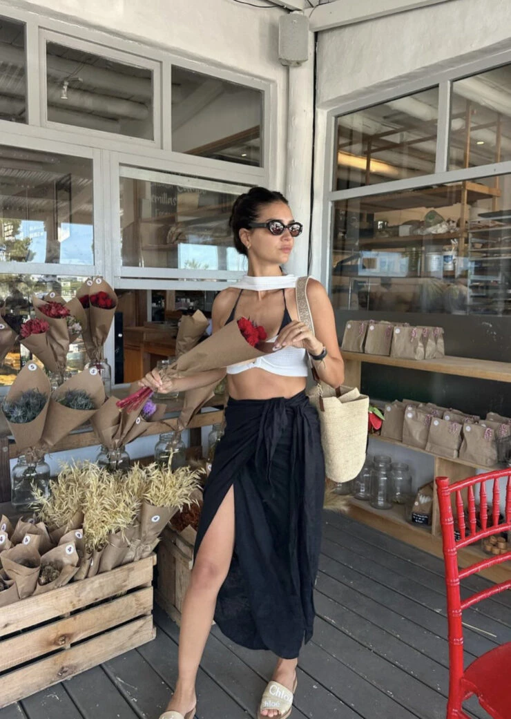 Zaira Nara y un look muy original. Foto: Instagram.  