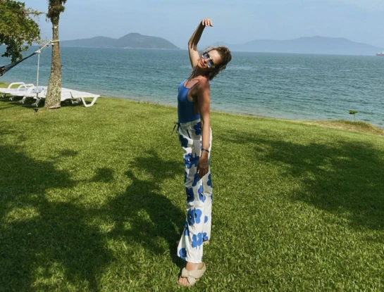 Las fotos de las vacaciones de Brenda Gandini y Gonzalo Heredia junto a sus hijos en Brasil