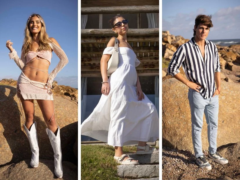 de Juli Poggio a Cami Mayans y Marcos Ginocchio, los looks de los famosos en el día de playa en Casa de Mar GENTE