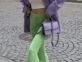 Nicole Neumann marca tendencia en las calles de Madrid con el verde menta, el color furor del 2024