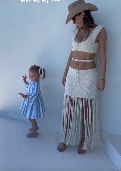 el look navy de Ana García Moritán que 'enamoró' a Pampita