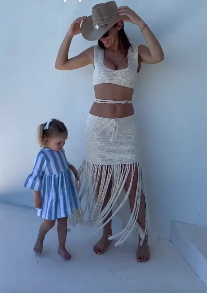 el look navy de Ana García Moritán que 'enamoró' a Pampita