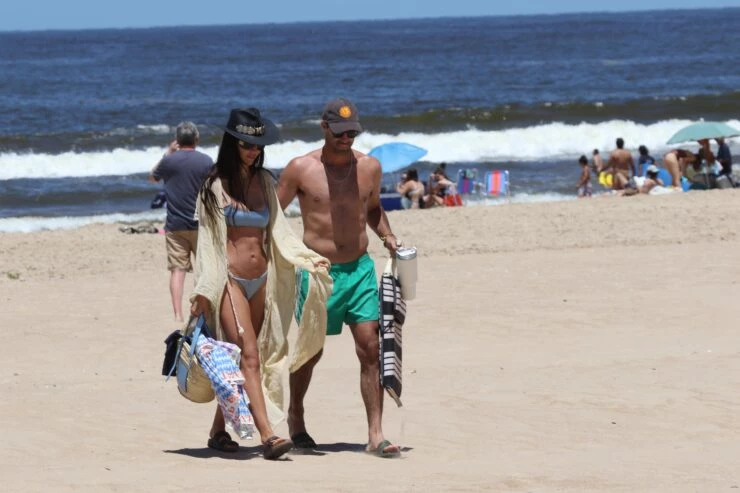 Las fotos de Zaira Nara y Facundo Pieres en las playas de Punta del Este