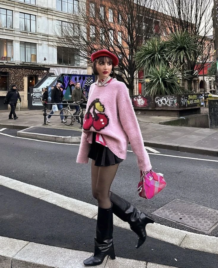 look "coquette", cómo se lleva este estilo según el street style