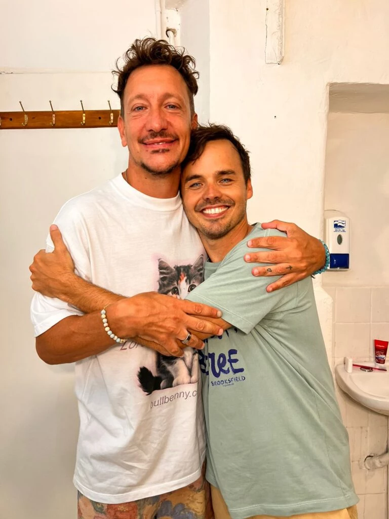 Nicolás Vázquez y Benjamín Rojas. Foto: IG.