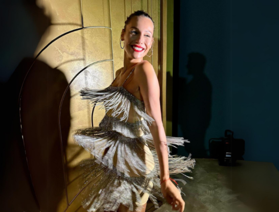 El glamoroso look de Pampita para la segunda semifinal del Bailando