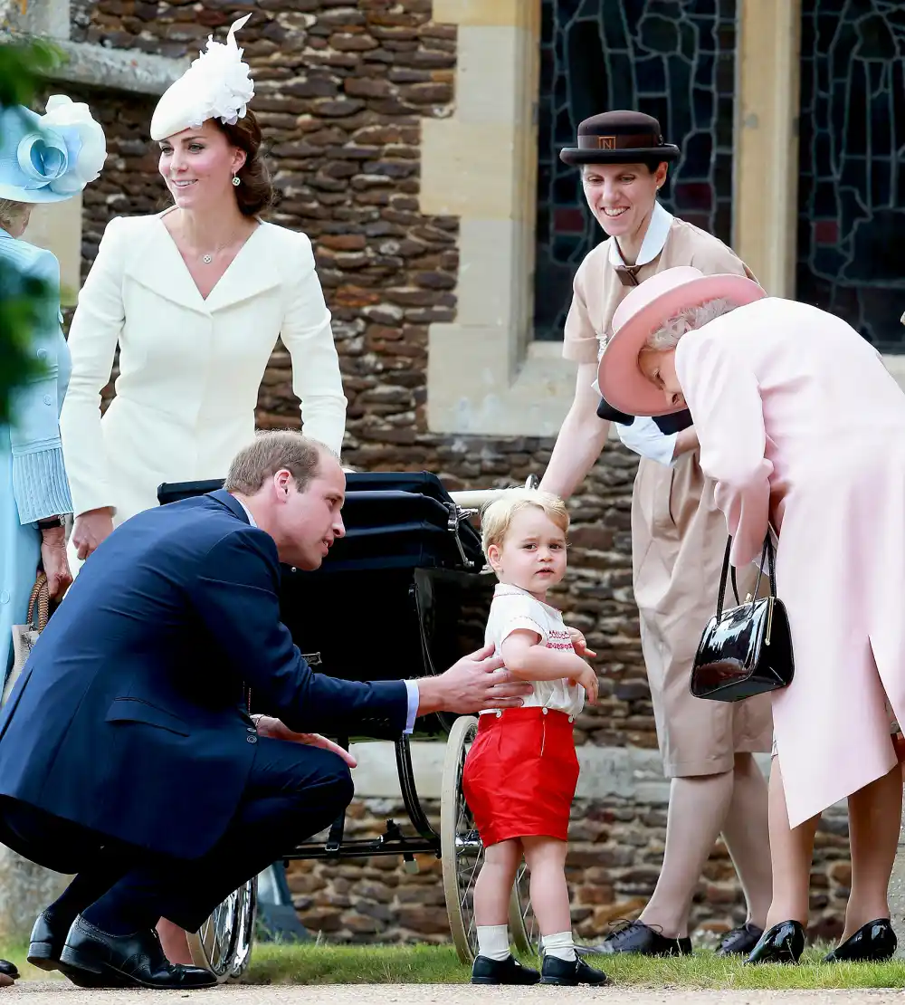 La familia real con su niñera