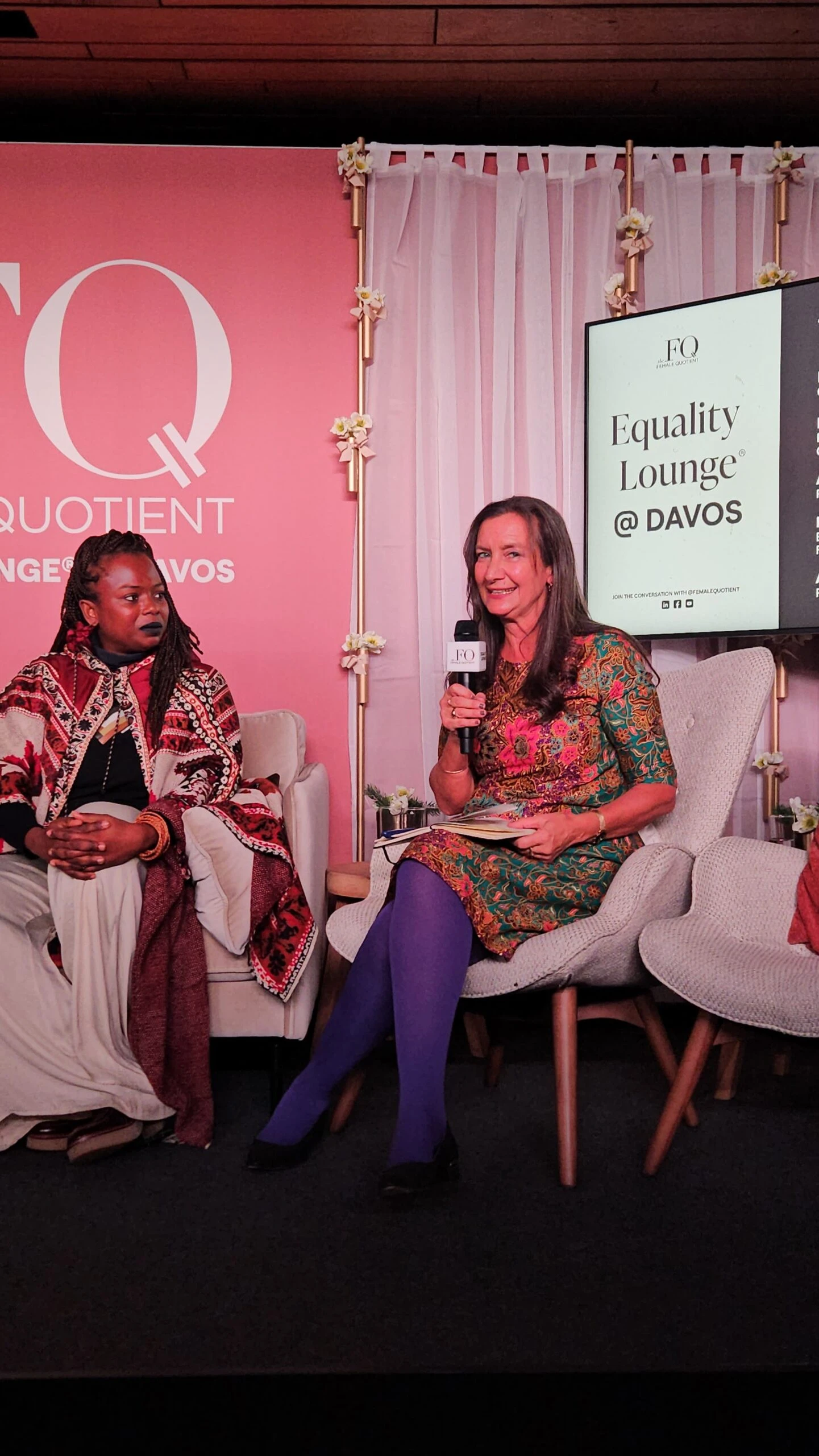 Andrea Grobocopatel en Davos