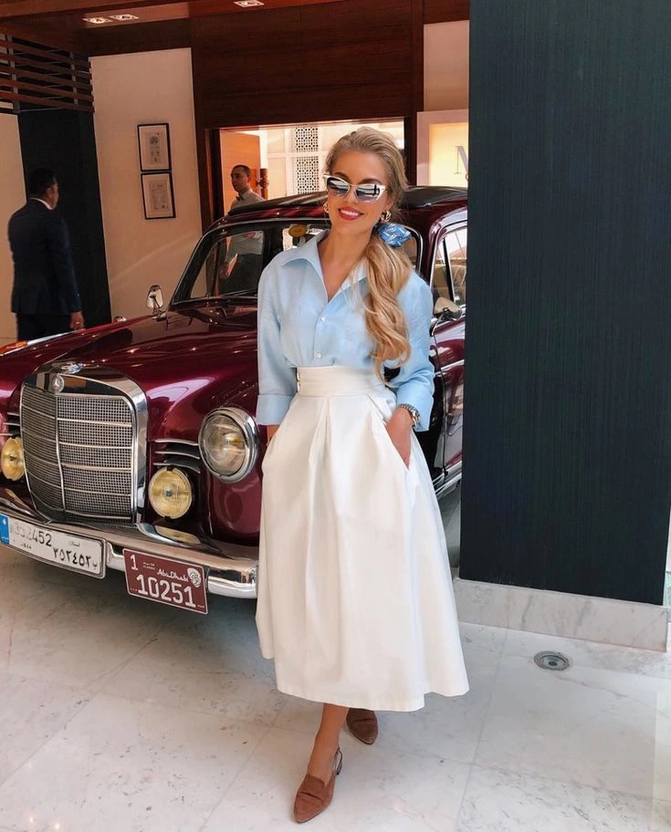 Alerta tendencia: regresan las maxi faldas al estilo de los años 50