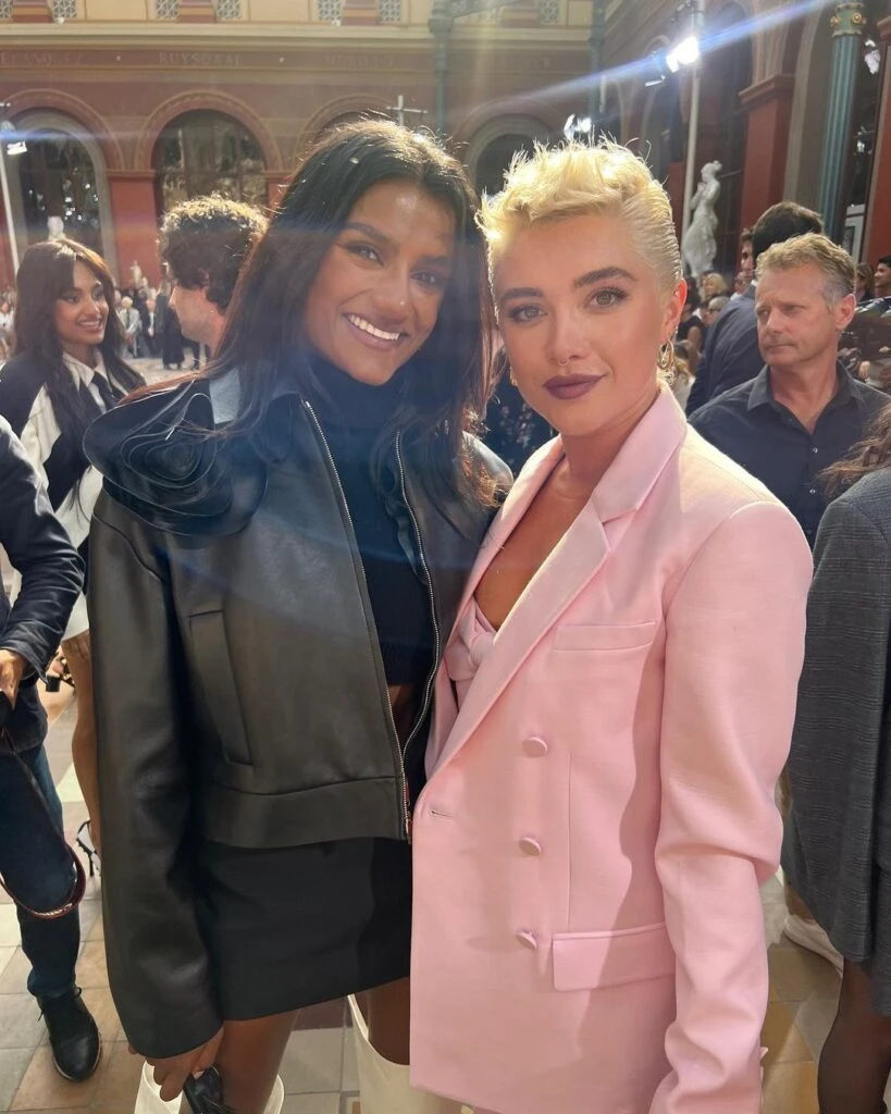 Florence Pugh se mostró por primera vez con su corte mixie en la premiere de "Duna 2"